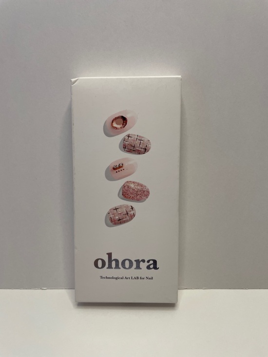 Ohora Other - NIB Ohora Pink Tweed Press-On Nail Set